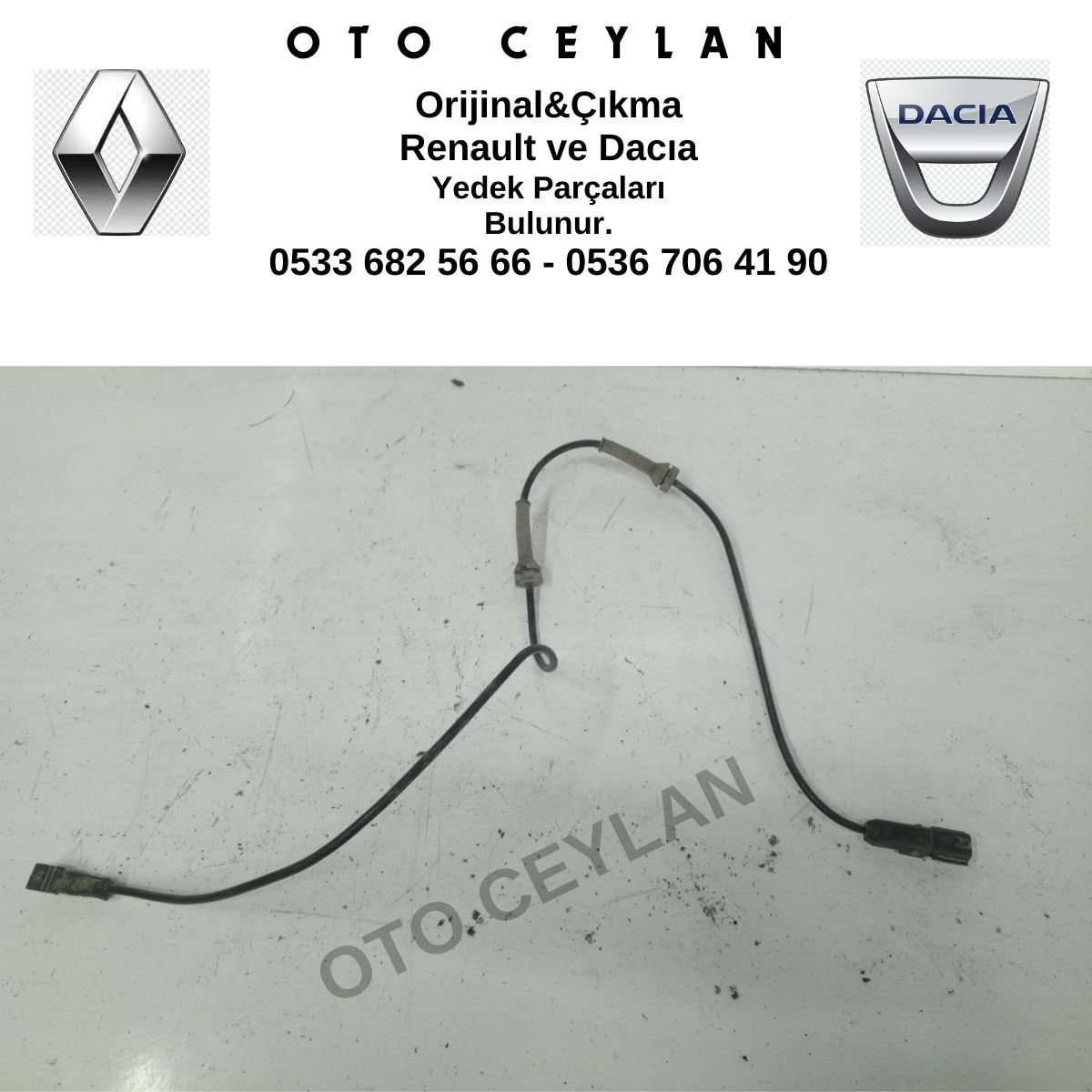 Megane 2 Scenic 2 Arka Abs Kablosu Sensörü Orijinal Çıkma