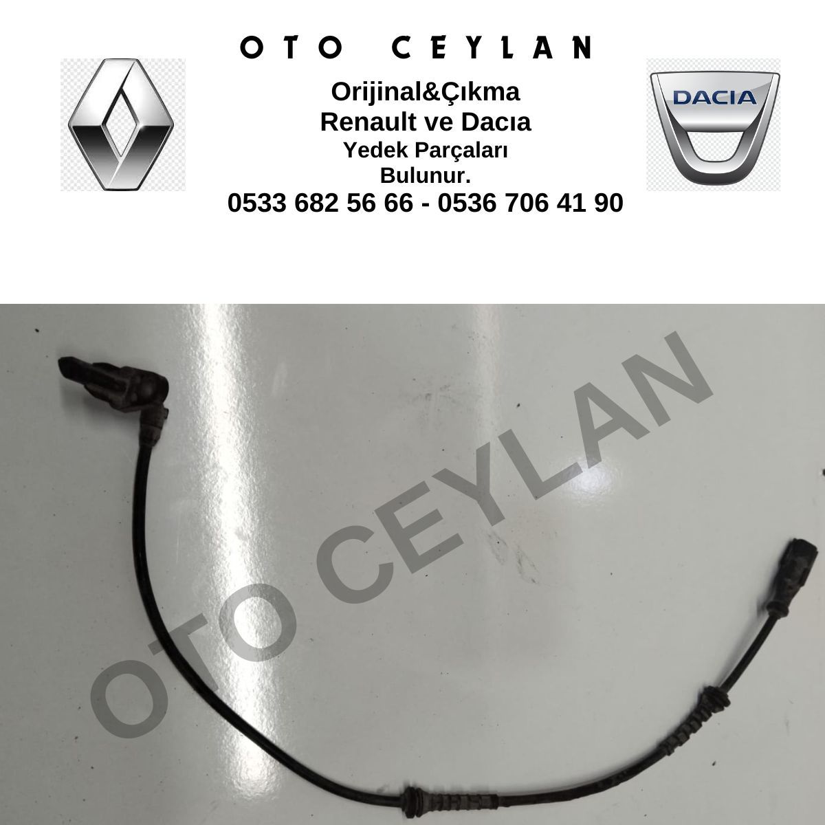 479007637R Duster 1 Arka ABS Kablosu Orijinal Çıkma