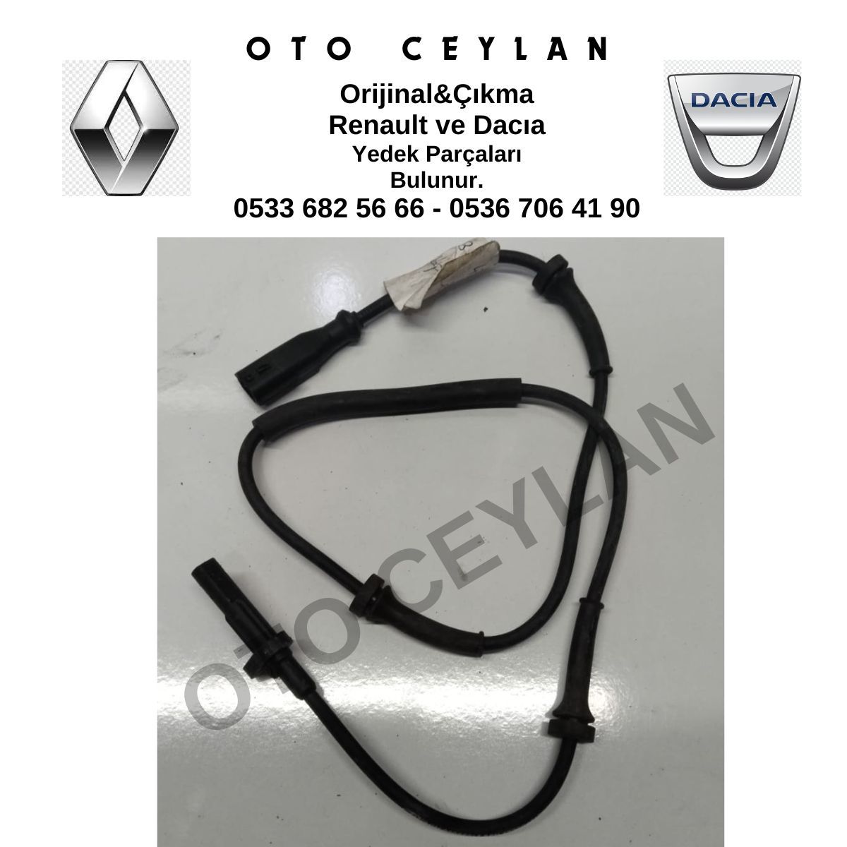 479004618R Trafic 3 Arka ABS Kablosu Sensörü Orijinal Çıkma