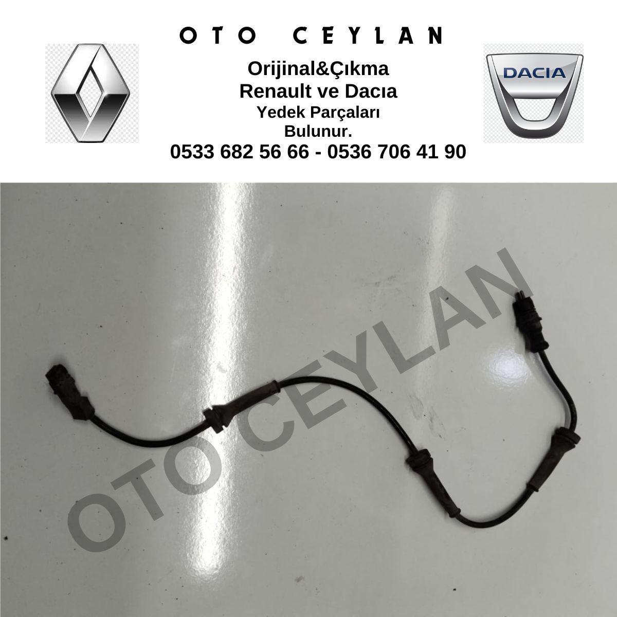 8200296570 8200043135 Megane 2 Scenic 2 1.4 1.6 1.5 Dci Ön ABS Sensörü Orijinal Çıkma