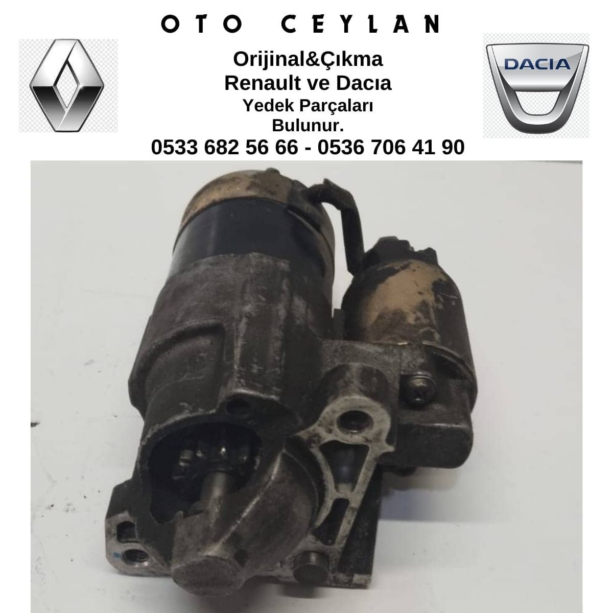 8200426577 Megan 2 Marş Motoru Çıkma Orijinal