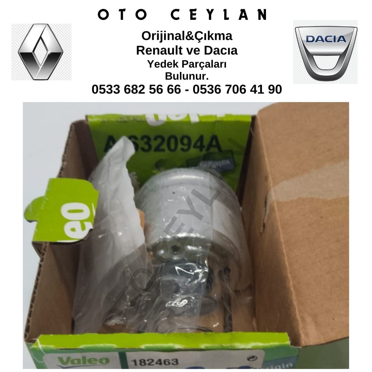 Valeo 182463 R12 Toros Marş Otomatiği