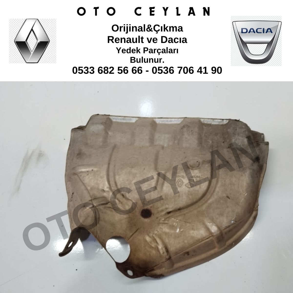 8200775978 Megane 2 Manifold Alt Koruma Sacı Orijinal Çıkma