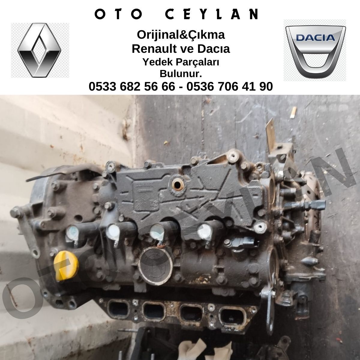 Megane 2 Motor 1.6 16V K4M Araçtan Sökme Çıkma