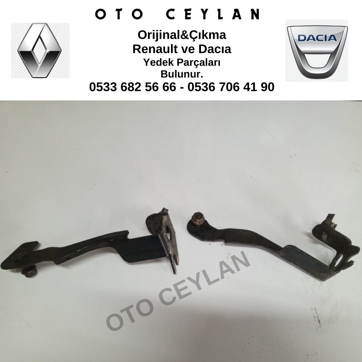 8200361297 Kango 3 Darbe Emici Ayağı Sol Takım Orijinal Çıkma