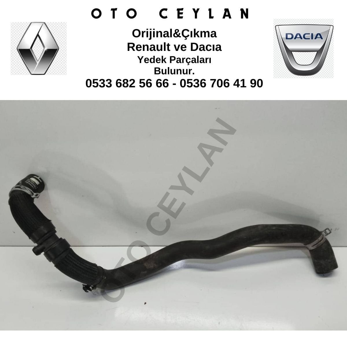 215014278R Clıo 5 Radyatör  Üst Hortumu Sıfır Araçtan Sökme