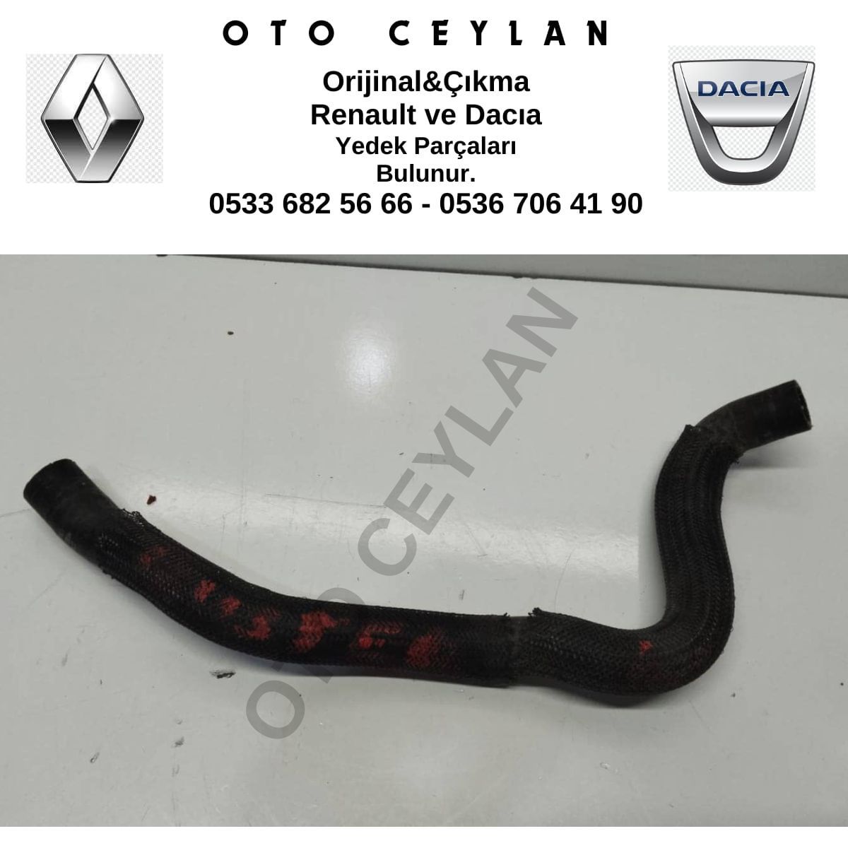 213556815R Duster Yağ Soğutucu Hortumu Sıfır Araçtan Sökme