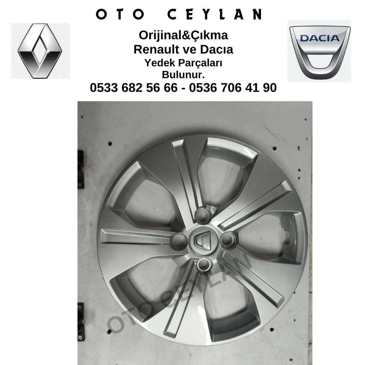 4030156499R Sandero Jant Kapağı Orijinal Çıkma