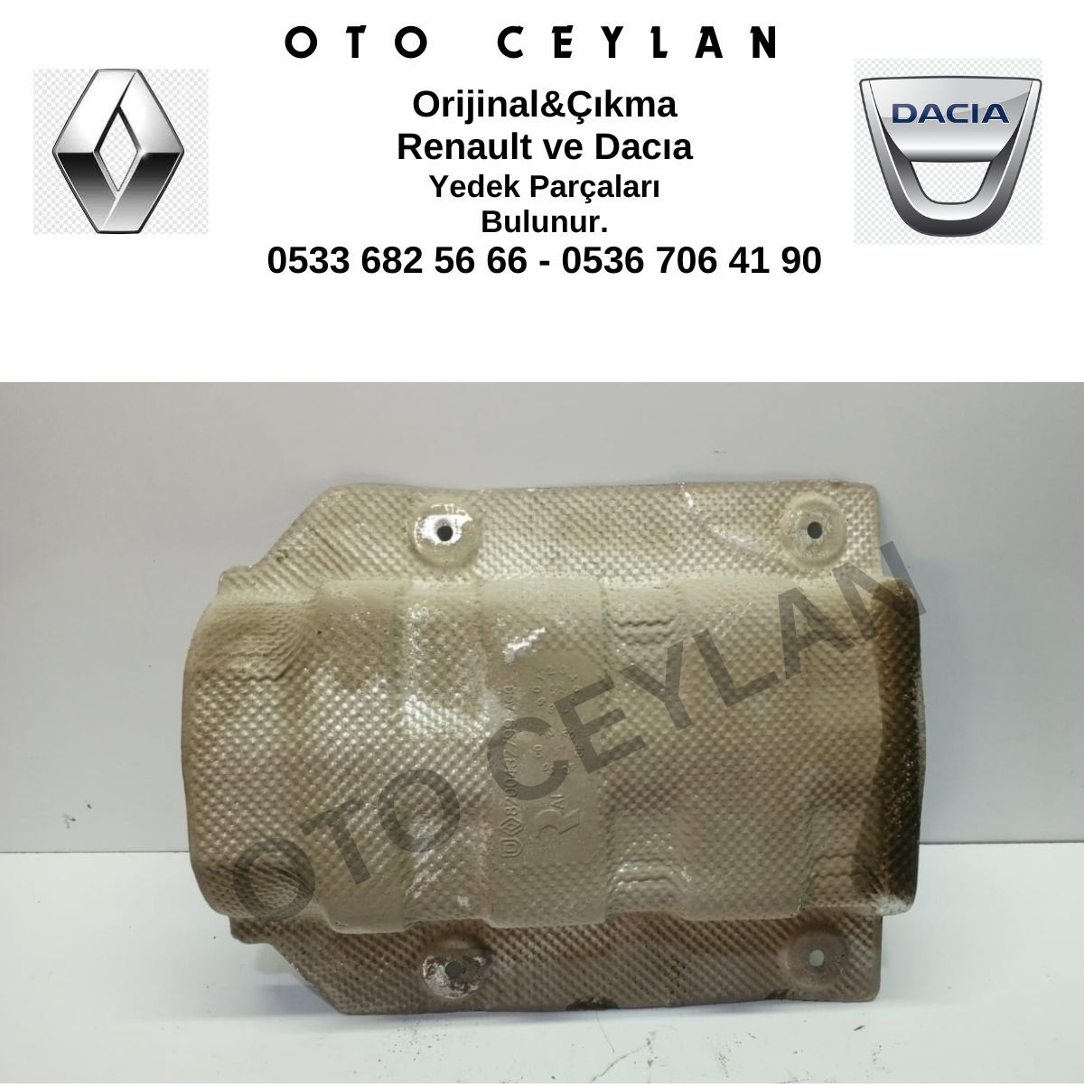 8200432799 Sandero Duster Katalizör Muhafaza Sacı Orijinal Çıkma