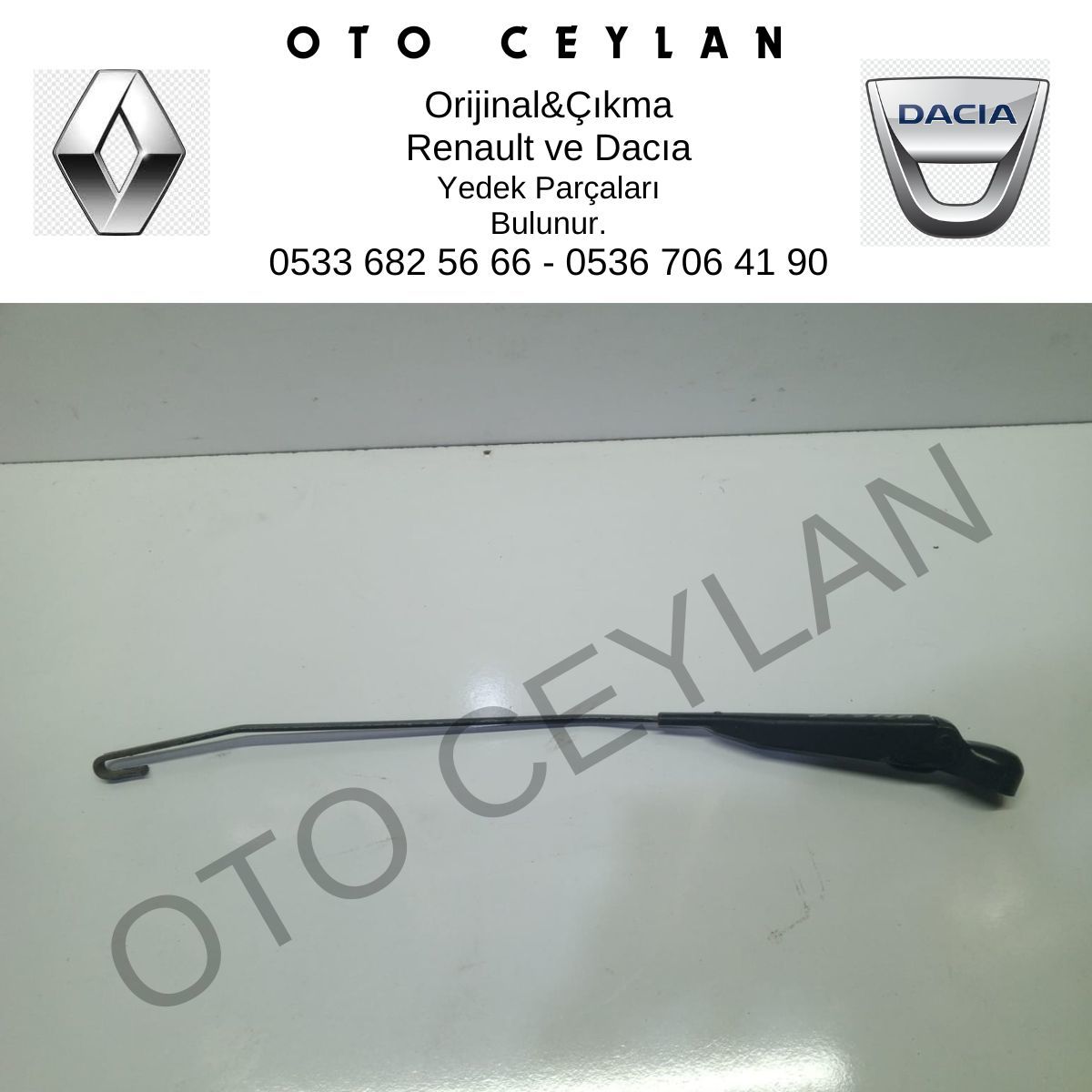 8200158096 Kango 1.6 16V Ön Sağ Silecek Kolu Orijinal Çıkma