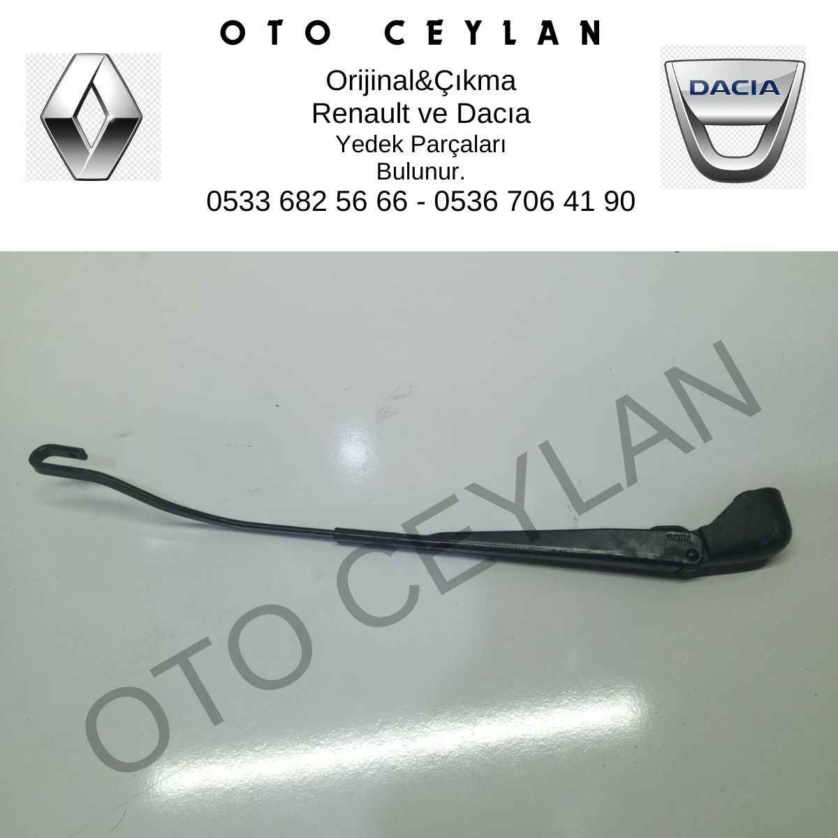 7700435548 Megane Ön Cam Fırça Tutucu Silecek Kolu Orijinal Çıkma