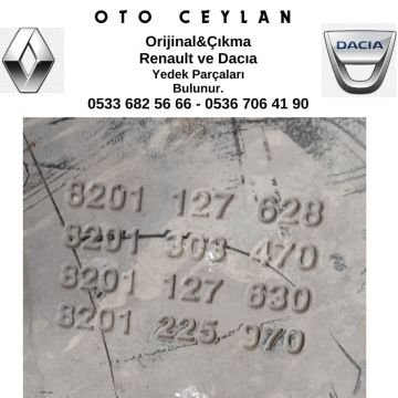 8201127628 Clio 4 Mazot Deposu Çıkma Orjinal