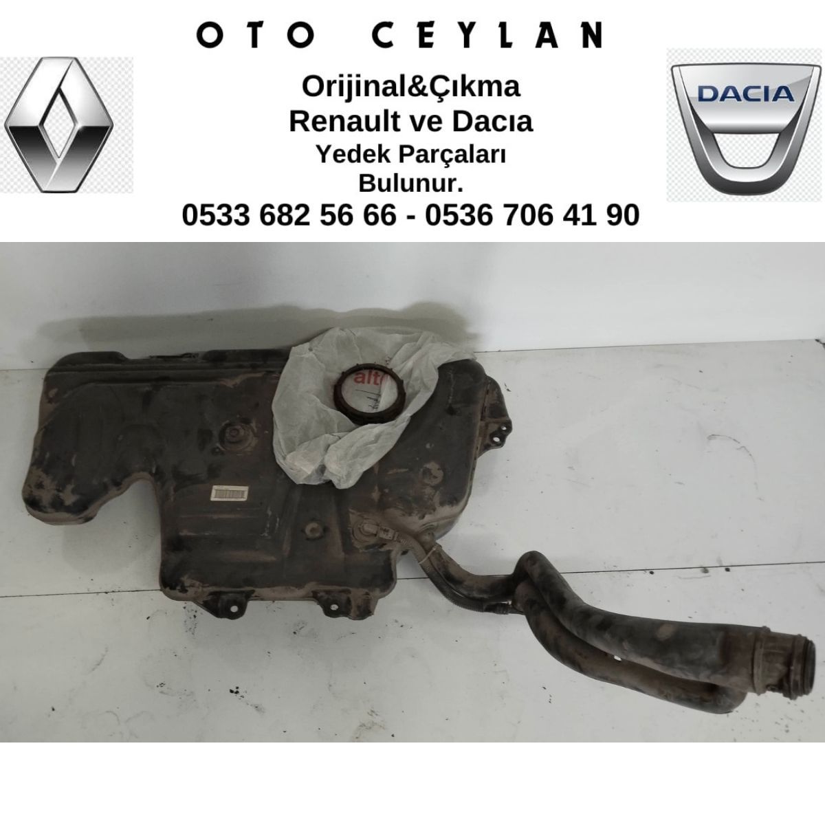 8201127628 Clio 4 Mazot Deposu Çıkma Orjinal
