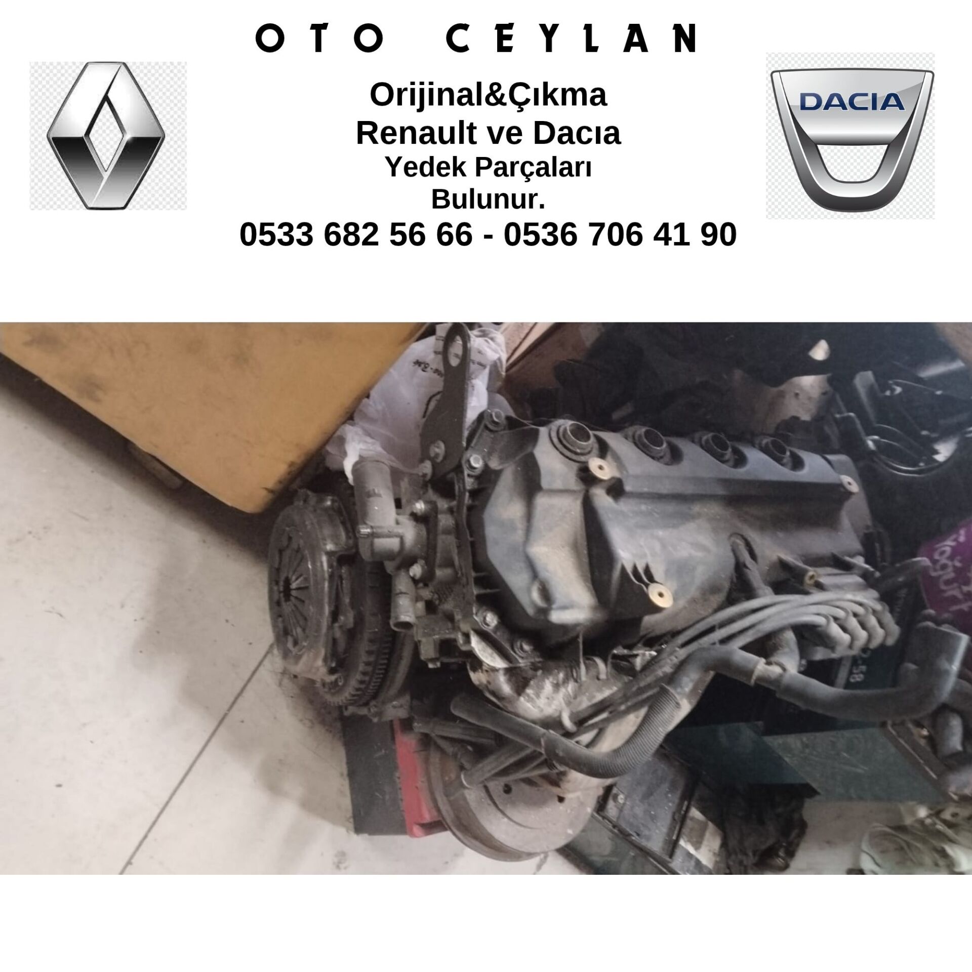 CLIO MOTOR KOMPLE 1.2 16V ÇIKMA