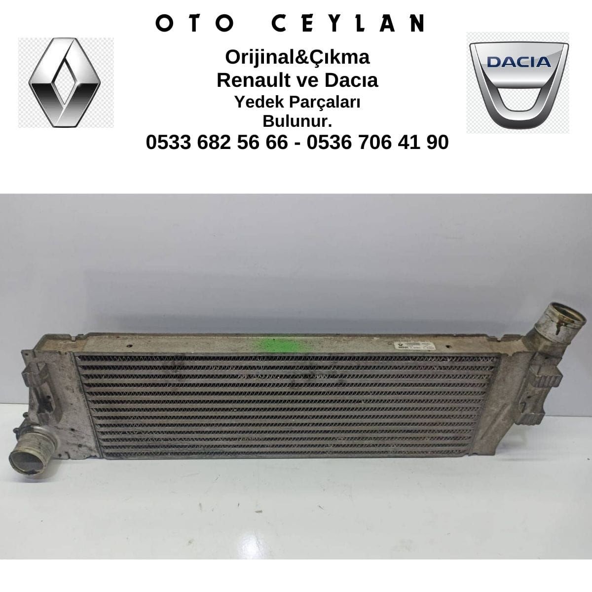 8200115540 Megan 2 Turbo Radyatörü Çıkma Orijinal