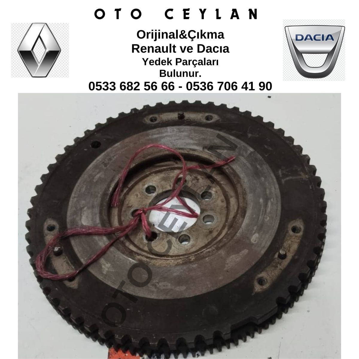 7700598735 Clıo Volant 1.4 K7J  E7J Çıkma Orijinal 122 Diş