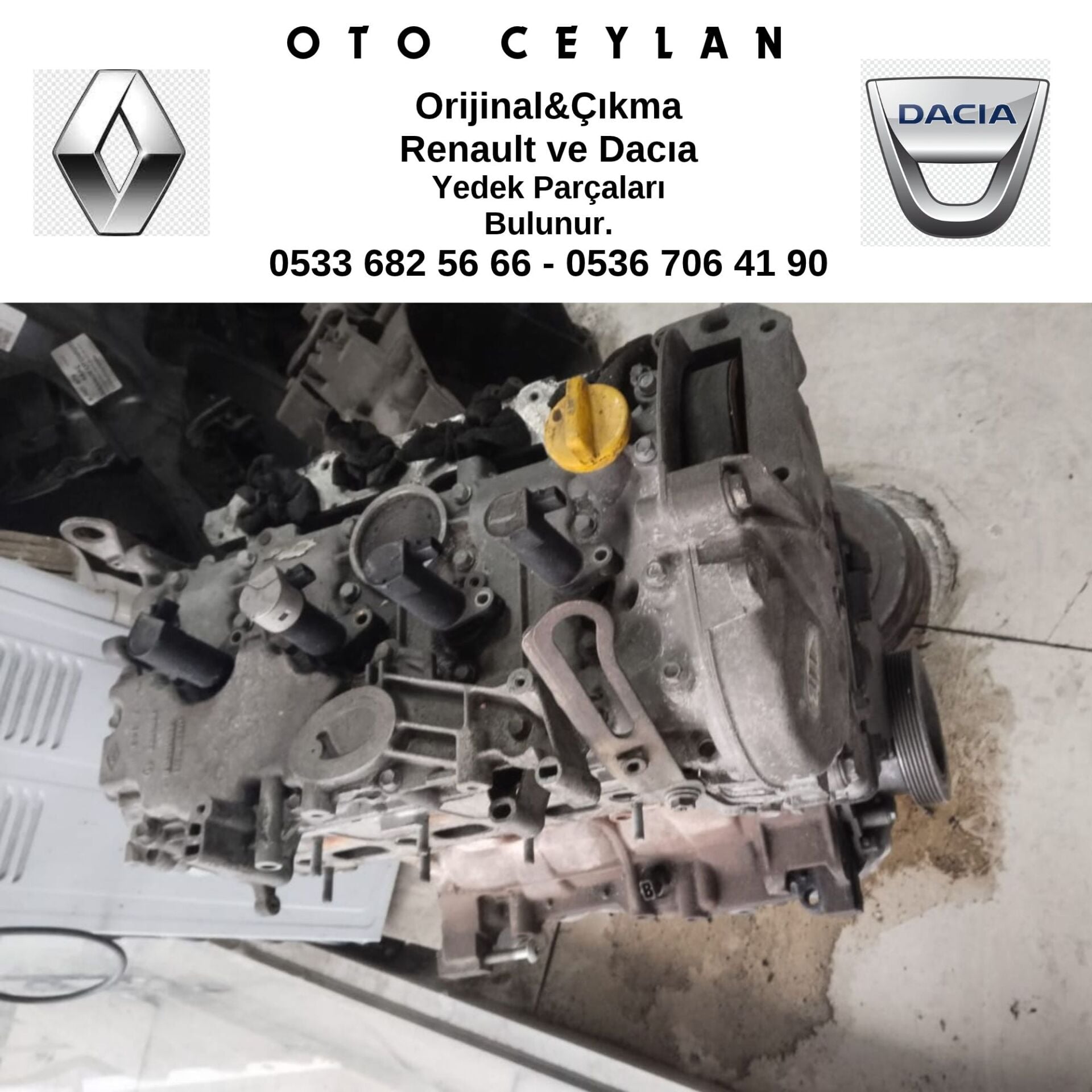 RENAULT MOTOR KOMPLE K4M ÇIKMA