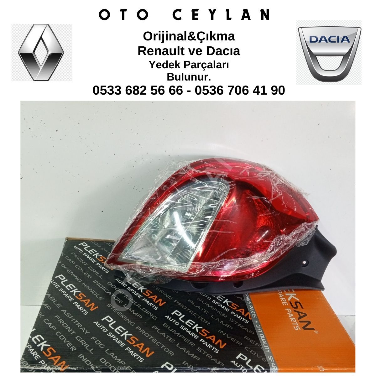 PLEKSAN 3567 Clıo III Stop Lambası HB Orijinal