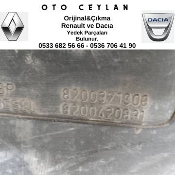 8200371906 Duster Mazot Deposu Çıkma Orjinal