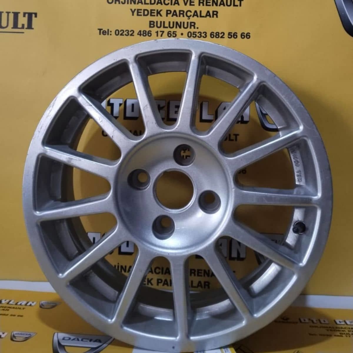 7711224426 Clıo 15 ' İnç 4 Bijon Jant Sıfır Orijinal