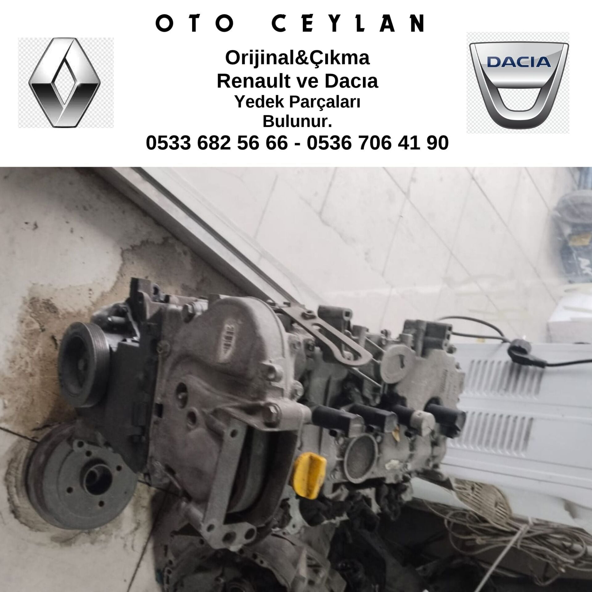 MEGAN 1 MOTOR KOMPLE K4M 16V CIKMA