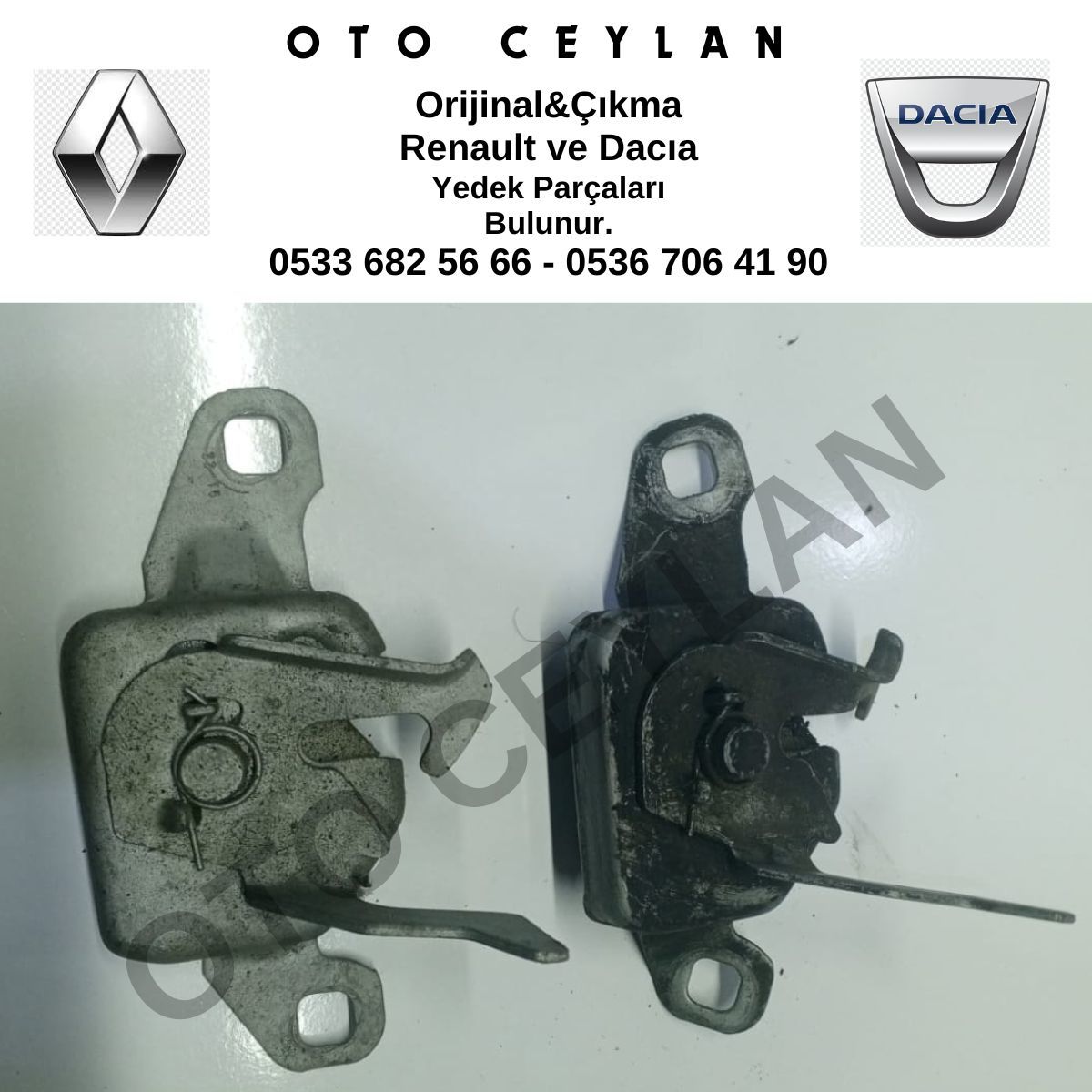 8200904900 Logan Motor Kaput Kilidi Orijinal Çıkma