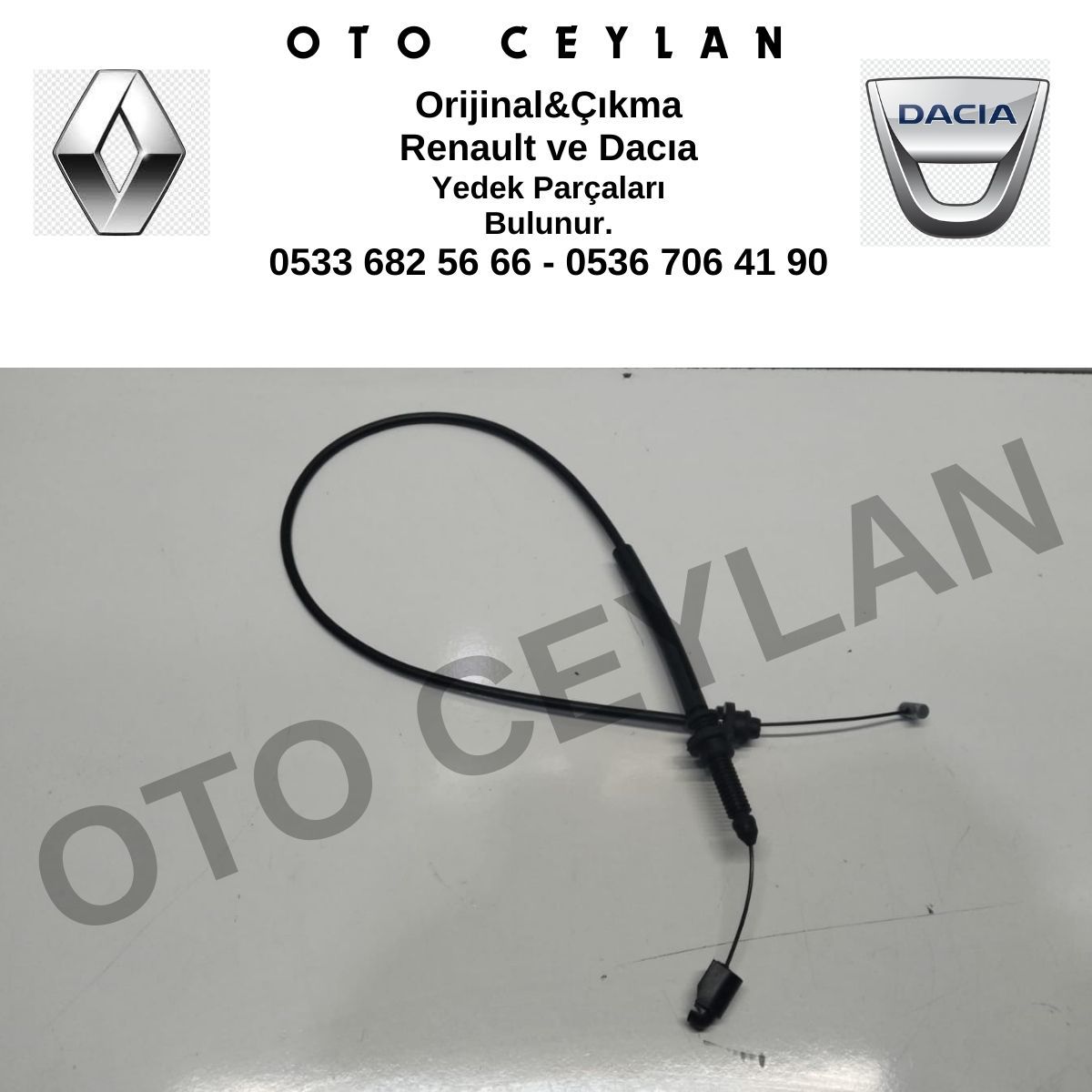 CAV 1303601 Logan Gaz Teli Sıfır Cavo Marka