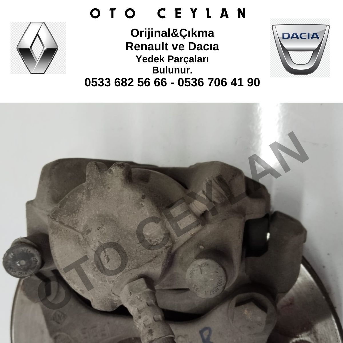 410000005R Lodgy Fren Kaliperi Sağ Ön Orijinal Çıkma