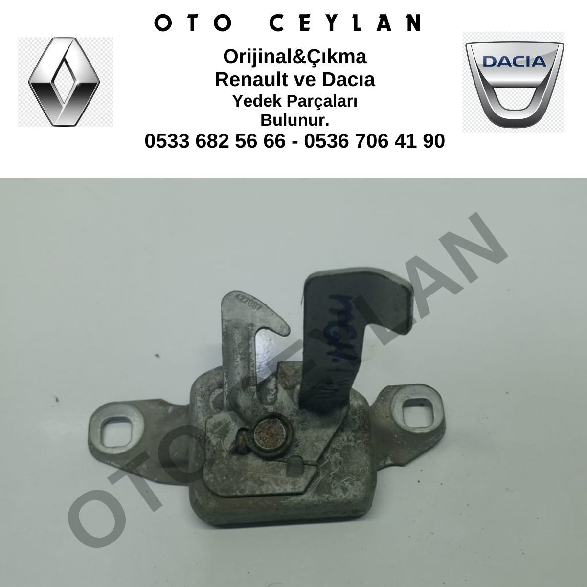 7700427087 Megane 1 Motor Kaput Kilidi (1999 2002) Orijinal Çıkma