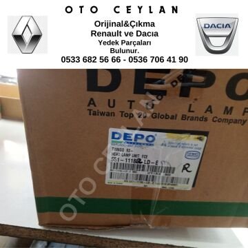 551-1118R-LD-E Twingo Sağ Far Sol Far  Takım Sıfır  ***Depo***