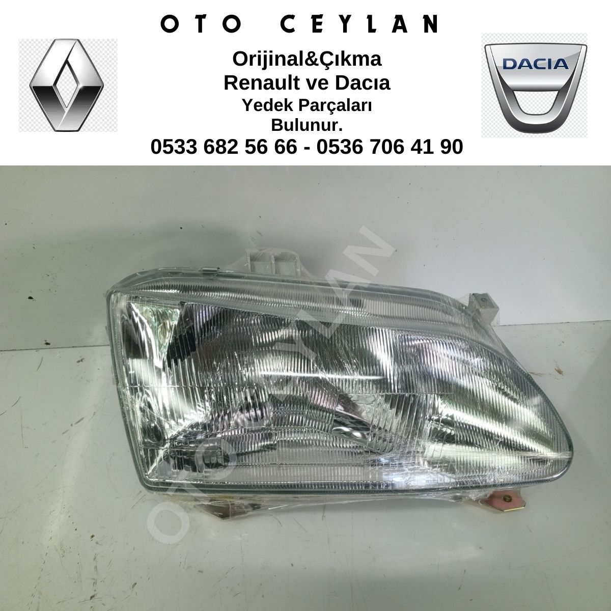 551-1121R-LD-EM Megane Sağ Far Sıfır  ***DEPO***