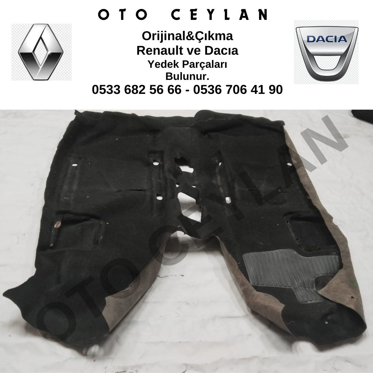 Scenic 2 Taban Halısı Orijinal Çıkma