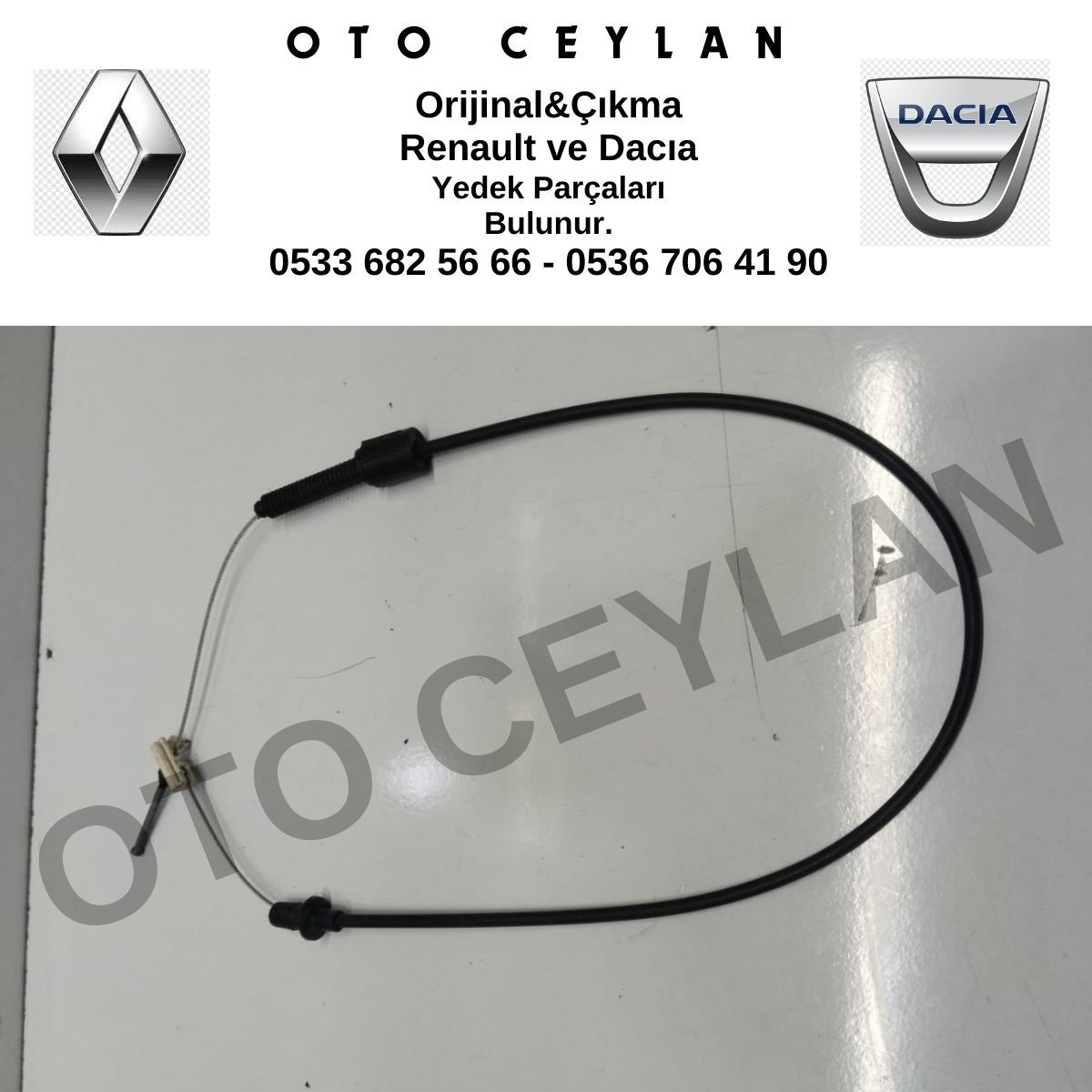 CAV 1403337 Renault 12 Gaz Teli Sıfır Cavo Marka