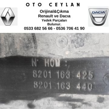 8201163440 Dokker Mazot Deposu Çıkma Orjinal