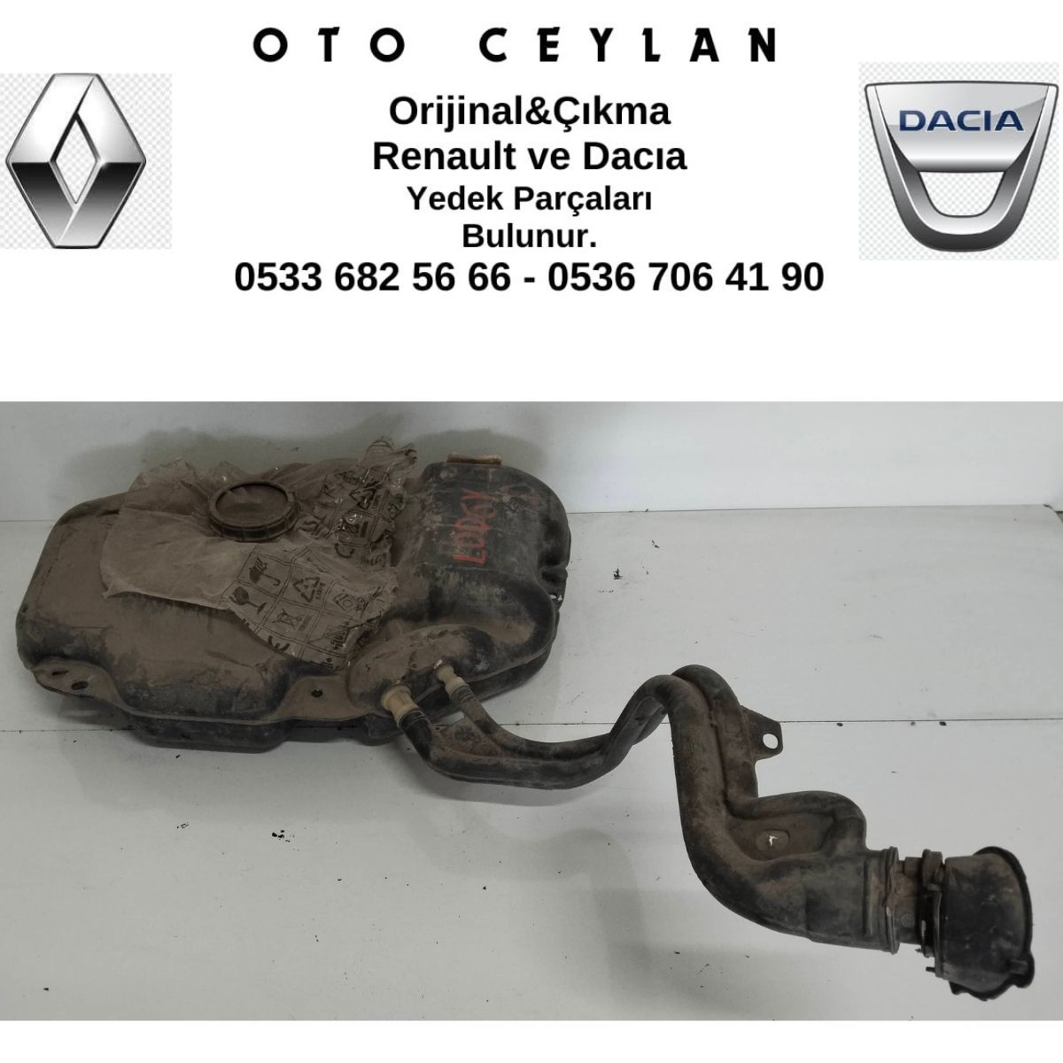 8201163425 Lodgy Mazot Deposu Çıkma Orjinal