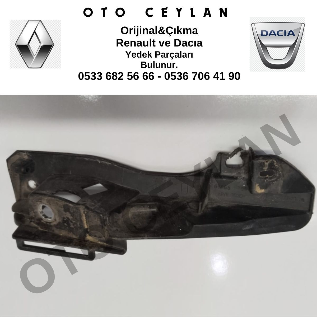 668666795R Dokker Lodgy Sağ Ön Cam Izgara Bagalidi Çıkma Orjinal