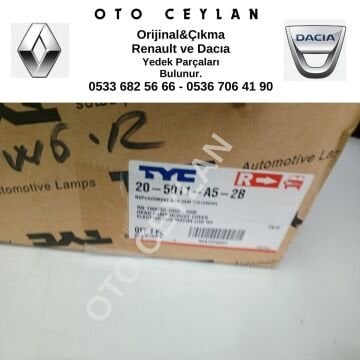 20-5011-A5-2B Twingo Sağ far Lambası Sıfır ***TYC***