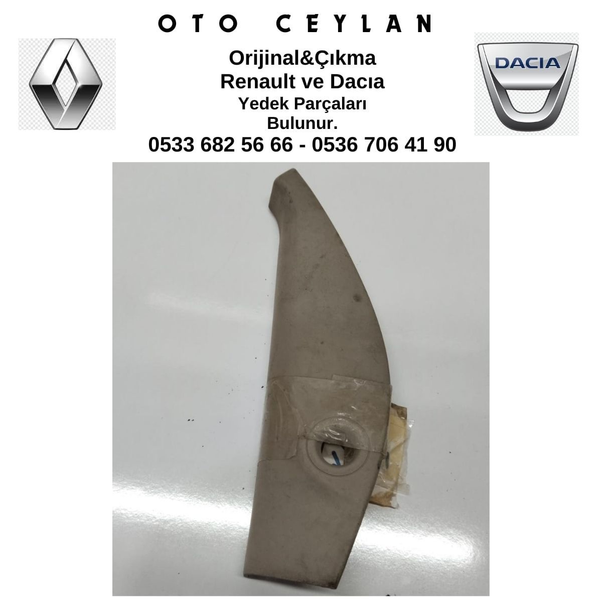 8200476261 Kangoo 3 Sol Dış Ayna İç Bakaliti Çıkma Orijinal