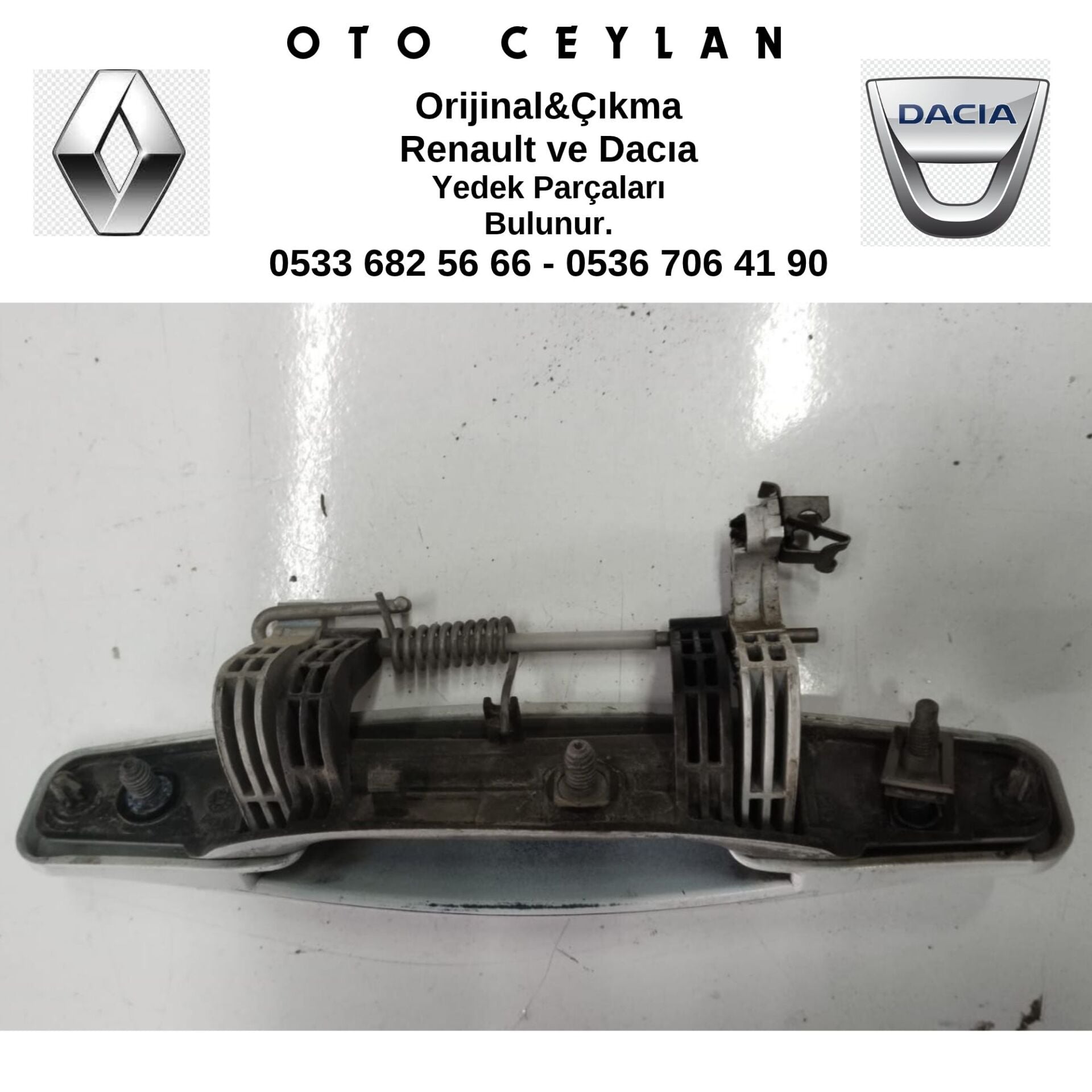 806068948R DUSTER DIŞ KAPI KOLU ÇIKMA