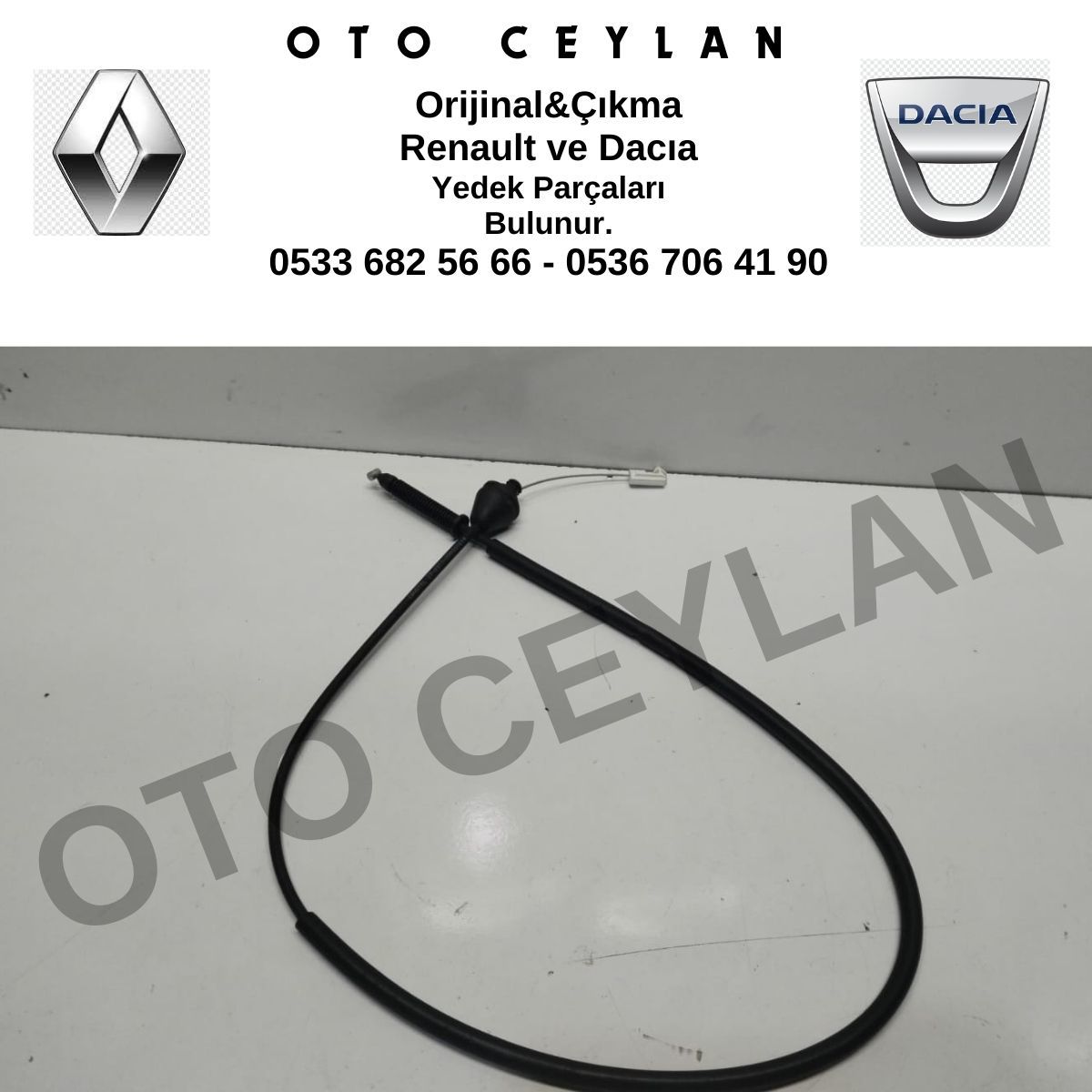 CAV 1403016 Megane 16V Gaz Teli Sıfır Cavo Marka
