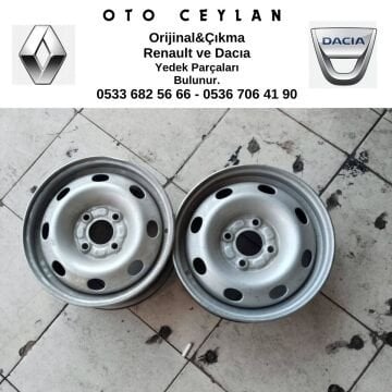 7701349748 R.9 R.19 Clıo Kangoo Jant 13 İnç 4 Bijon Sıfır