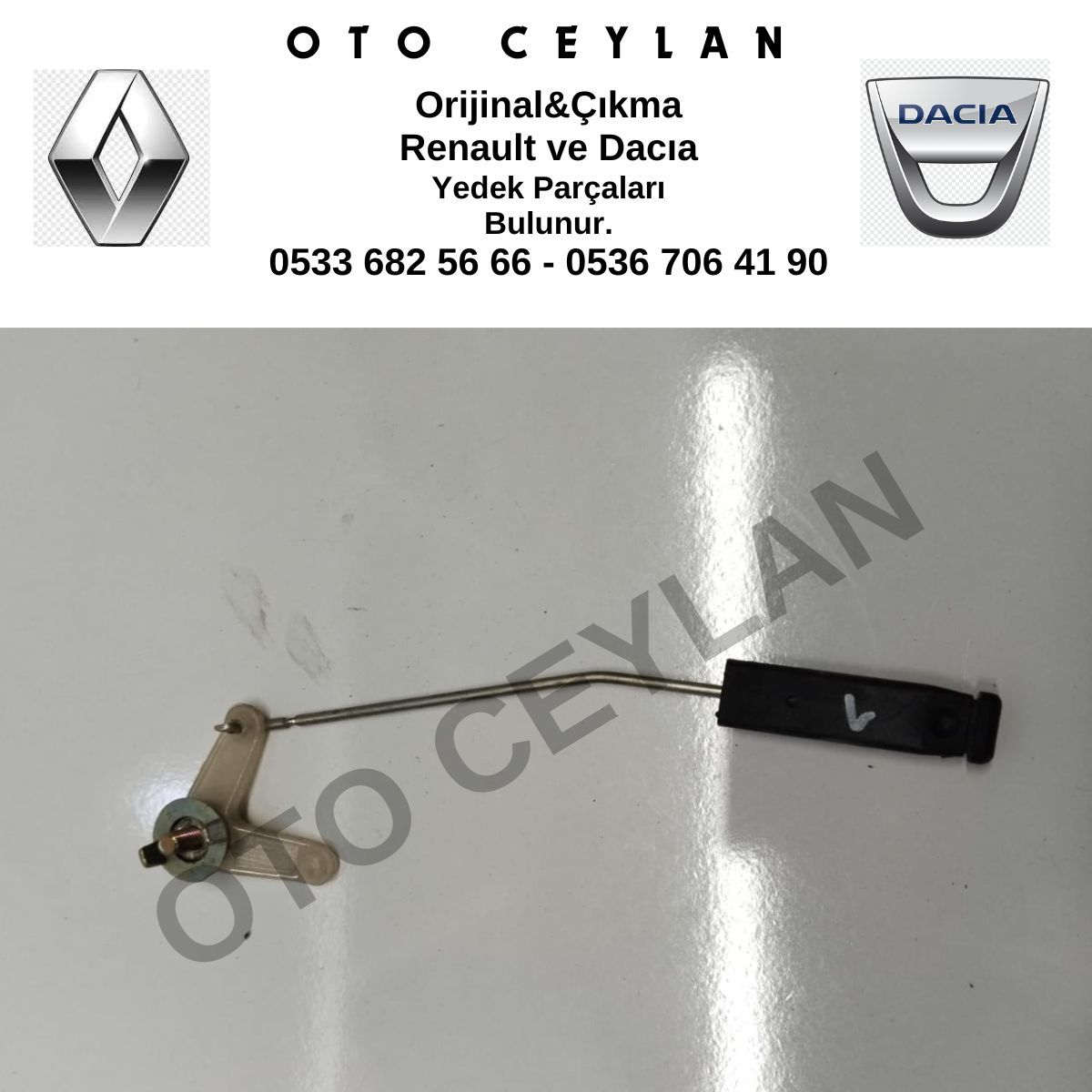 7702253210 R9 Kapı Kilitleme Çubuğu Sol Orijinal Çıkma
