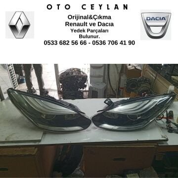 260605817R Megane 3 III Sağ Sol Far Çıkma Orijinal(Adet Fiyat)