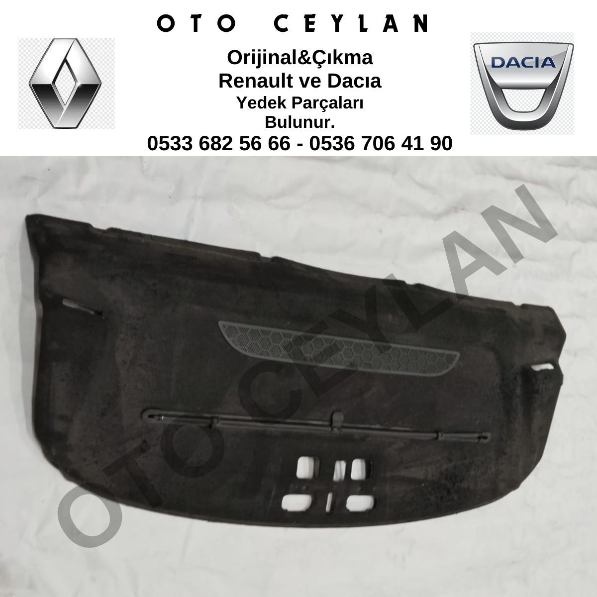 799220016R Fluence Arka Cam Alt Panosu Orijinal Çıkma