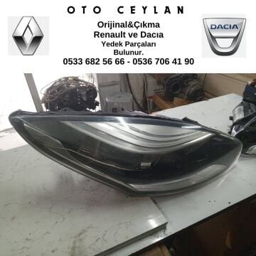 260605817R Megane 3 III Sağ Sol Far Çıkma Orijinal(Adet Fiyat)