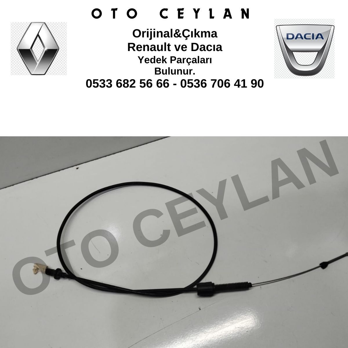 CAV 1403009 7702252146 Renault 21 Manager Gaz Teli Sıfır Cavo Marka