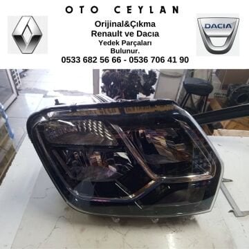 260100156R 260105828R Duster Sağ Far İçi Siyah Nikelajlı Hatalı