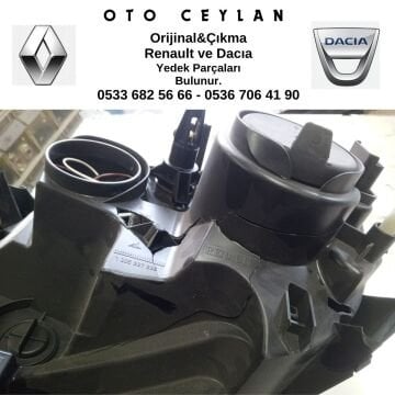 260100156R 260105828R Duster Sağ Far İçi Siyah Nikelajlı Hatalı