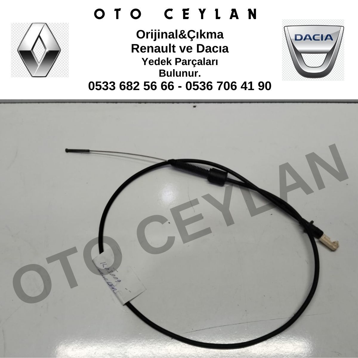 CAV 1403009 7702252146 Renault 21 Manager Gaz Teli Sıfır Cavo Marka