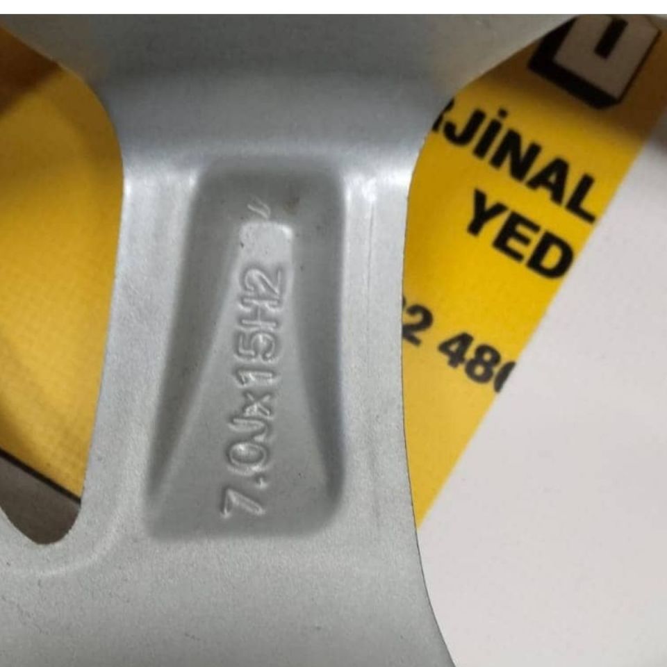 Üniversal 15 İNÇ 5 Bijon Sıfır Orjinal Jant